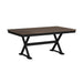 Tulane 6PC Dining Set with Table, 4 Chairs, and Bench in Oak and Black - Furniture House (VA)