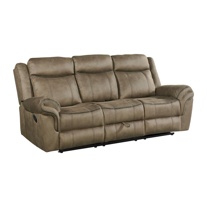 Sorrento Motion Sofa with Dropdown in T101 Brown