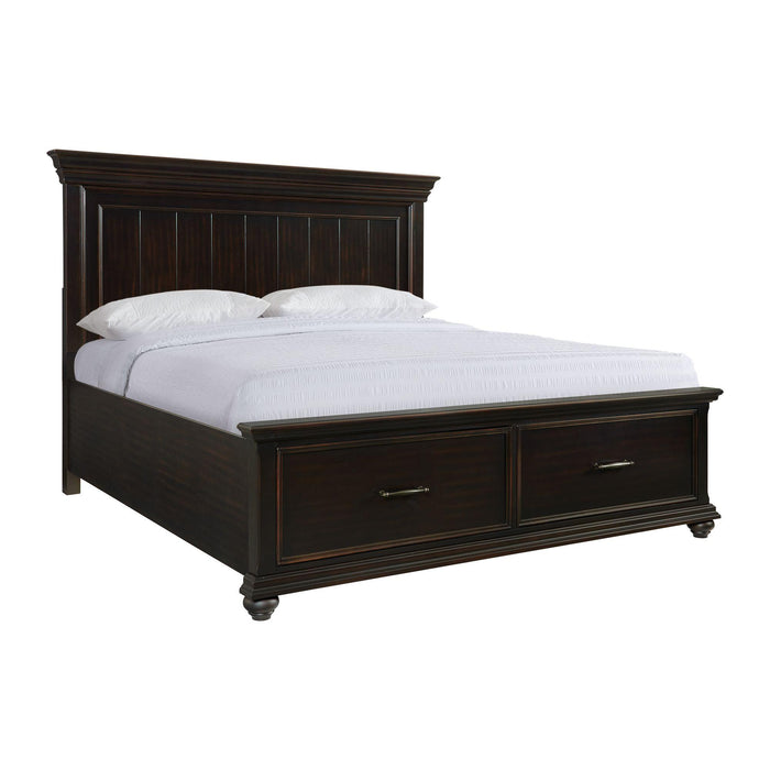 Slater Platform Storage Bedroom Set Black - Furniture House (VA)