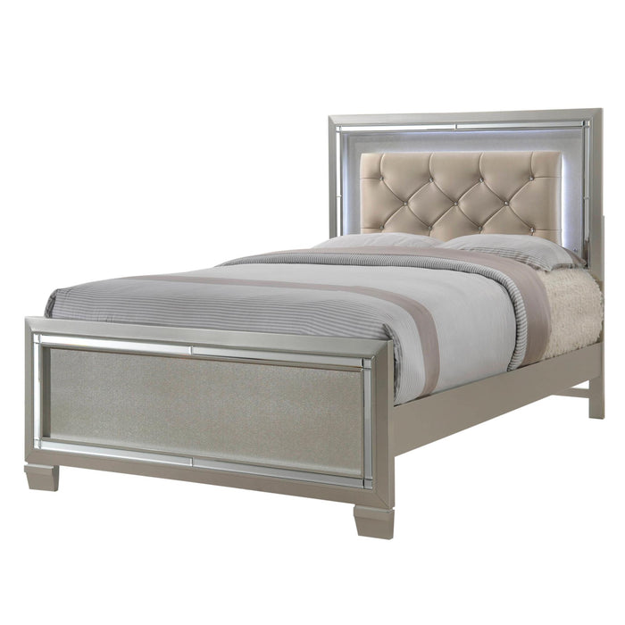 PLATINUM YOUTH PLATFORM BEDROOM SET - Furniture House (VA)