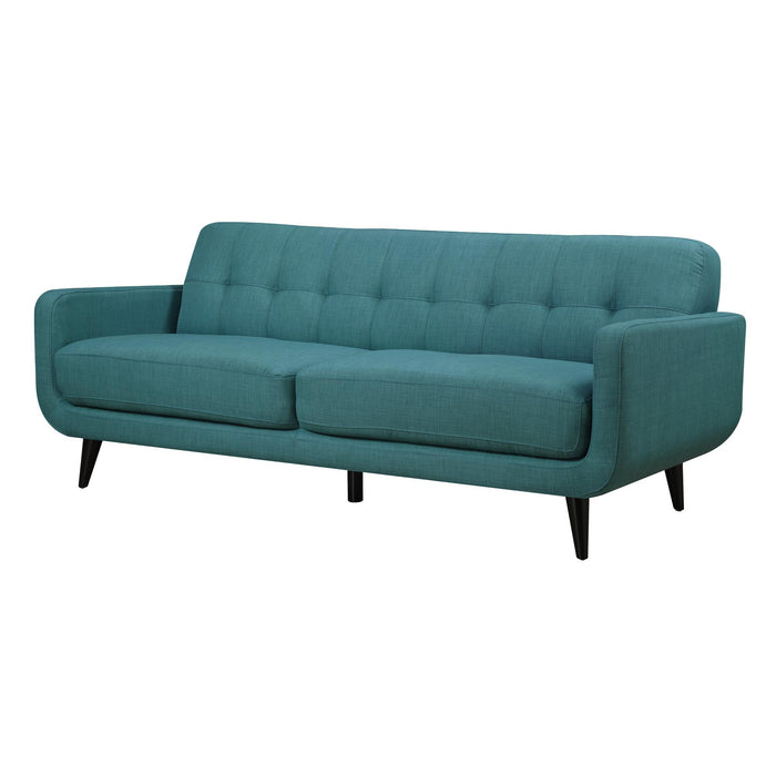 Hadley Sofa & Loveseat Set in Teal - Furniture House (VA)