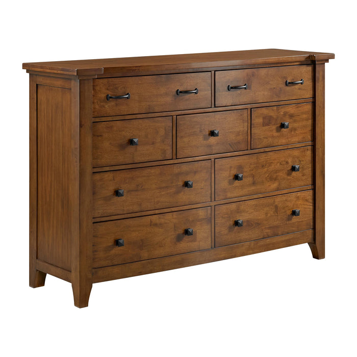 Gage 9-Drawer Dresser in Chestnut - Furniture House (VA)