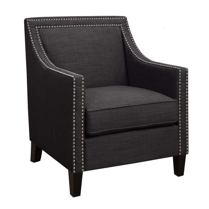 Erica 497 Chair W/Chrome Nails Heirloom Charcoal (ISTA 3) - Furniture House (VA)