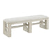 Avalanche Dining Bench in Antique White - Furniture House (VA)