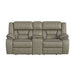 Engage Motion Loveseat with Console in Corral Grey - Furniture House (VA)