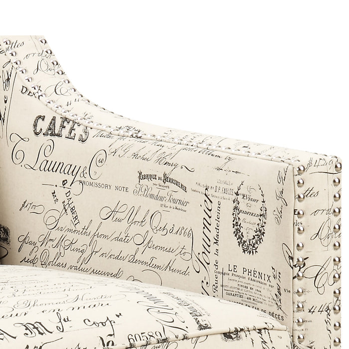 Erica 497 Chair W/Chrome Nails French Script (ISTA 3)