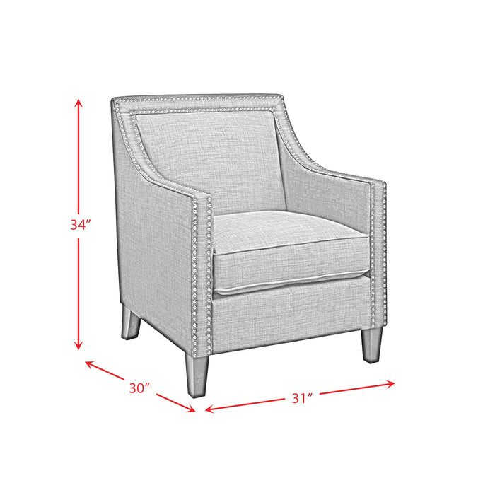 Erica 497 Chair W/Chrome Nails Heirloom Charcoal (ISTA 3) - Furniture House (VA)