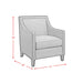 Erica 497 Chair W/Chrome Nails Heirloom Charcoal (ISTA 3) - Furniture House (VA)