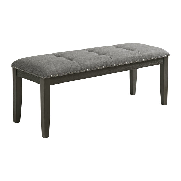 Everdeen Dining Set in Charcoal-Table & Four Chairs