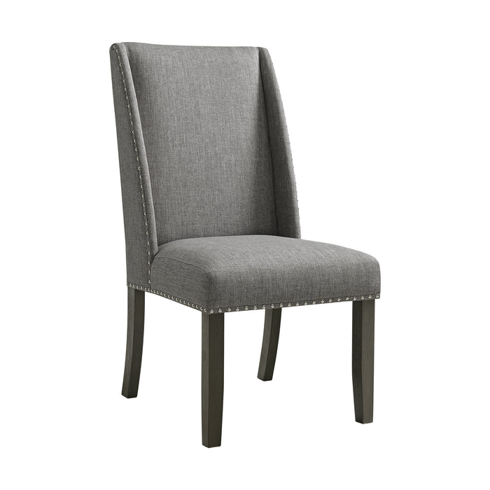 Everdeen Dining Set in Charcoal-Table & Four Chairs