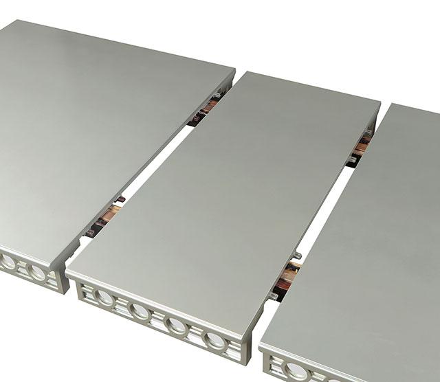 ADALIA Dining Table, Silver - Furniture House (VA)
