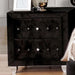 Alzire Black & Blue Night Stand - Furniture House (VA)