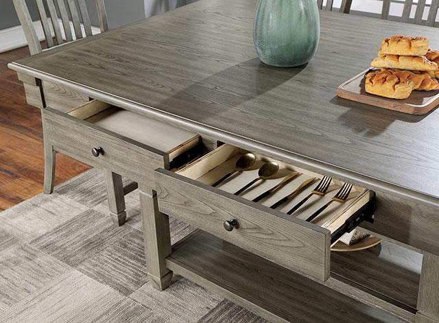ANAYA Counter Ht. Table, Gray - Furniture House (VA)