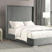 Cadwell E.King, Queen, & Full Bed White, Gray, & Black - Furniture House (VA)
