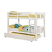 Cameron Dark Walnut, White & Gray Full/Full Bunk Bed - Furniture House (VA)
