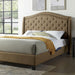 Carly Cal.King, E.King, Full, & Queen Bed Grey & Brown - Furniture House (VA)
