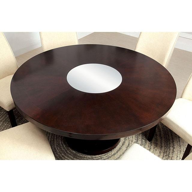 Cimma Espresso Round Dining Table - Furniture House (VA)
