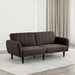 Aristide Futon Sofa Grey & Brown - Furniture House (VA)