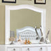 Ariston Mirror White, Silver, & Black - Furniture House (VA)