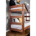 Arlette Twin/Twin Bunk Bed Brown, Black, Gray, & White - Furniture House (VA)