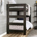 Arlette Twin/Twin Bunk Bed Brown, Black, Gray, & White - Furniture House (VA)