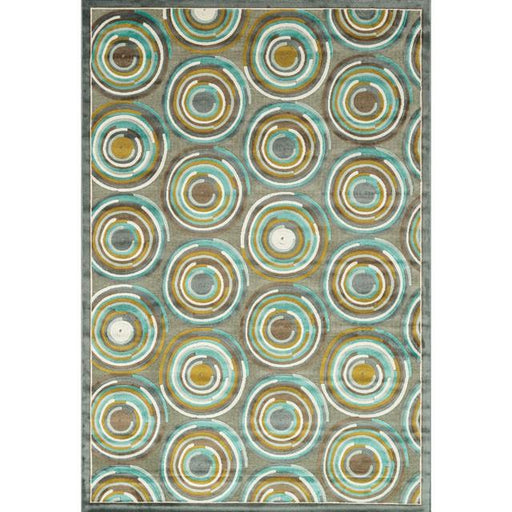 Atlas Rug Gray/ Aqua - Furniture House (VA)