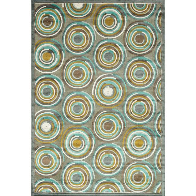 Atlas Rug Gray/ Aqua - Furniture House (VA)
