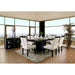 Evangeline Black/Beige Dining Table - Furniture House (VA)