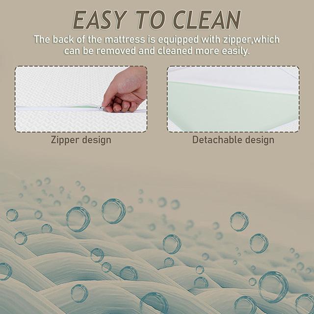 Forsythia 10" E.King Green Tea Gel Memory Foam