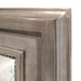 Golva E.King & Queen Bed White & Silver - Furniture House (VA)