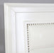 Golva E.King & Queen Bed White & Silver - Furniture House (VA)