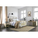 Haldus Cal.King, E.King, & Twin Bed White, Ivory, & Red - Furniture House (VA)