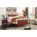 Haldus Cal.King, E.King, & Twin Bed White, Ivory, & Red - Furniture House (VA)