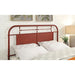 Haldus Cal.King, E.King, & Twin Bed White, Ivory, & Red - Furniture House (VA)