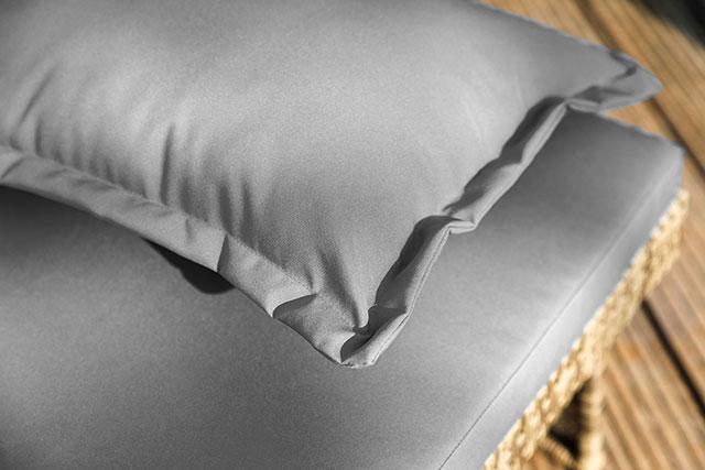 Bahia Tobago Reclining Chaise Lounge Brown & Gray