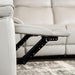 Bienne Recliner Chair White & Black - Furniture House (VA)