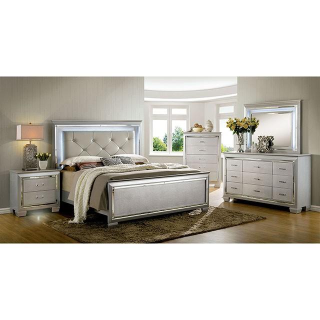 BELLANOVA Silver Cal.King , E.King, & Queen Bed