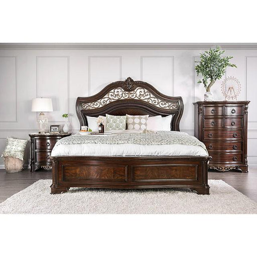 Menodora Brown Cherry Night Stand - Furniture House (VA)