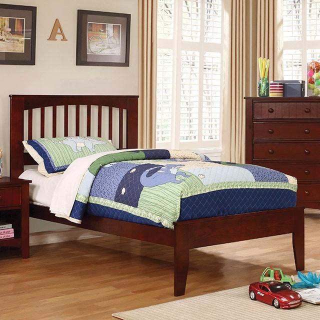 Pine Brook Cherry & White Full Bed