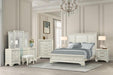 Stella Mia 4 Pc 5 Pc Queen Bedroom Set White - Furniture House (VA)