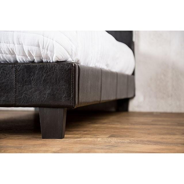 Evans Bed Espresso & Pink