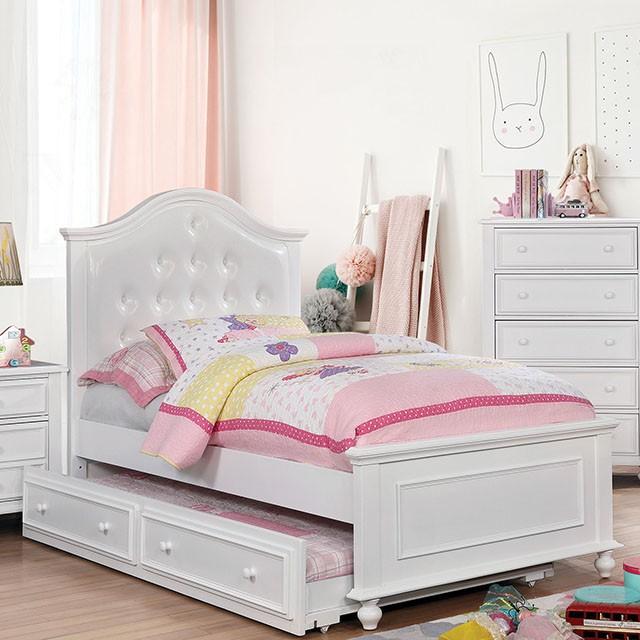 OLIVIA White Full & Twin Bed - Furniture House (VA)