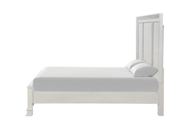 Stella Mia E.King & Queen Bed White & White
