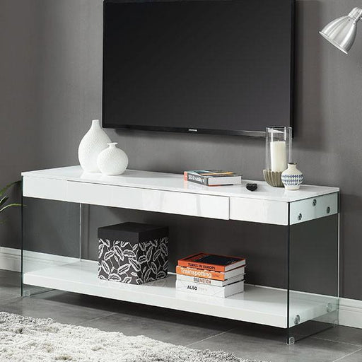 Sabugal White 70" TV Stand - Furniture House (VA)