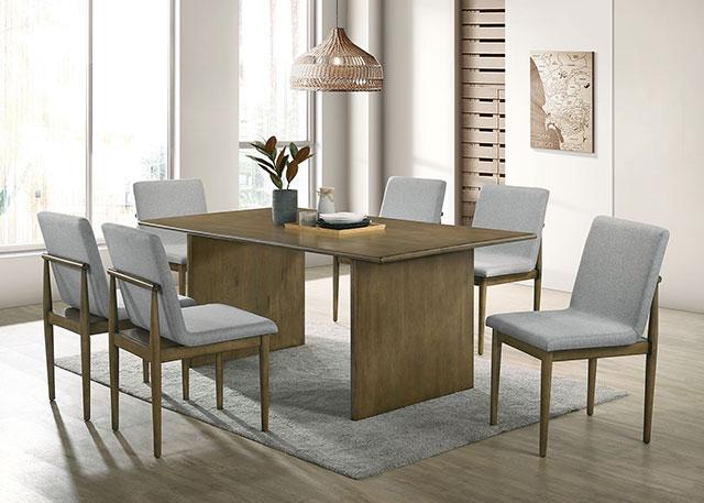 ST GALLEN Side Chair (2/CTN), Natural Tone/Light Gray - Furniture House (VA)