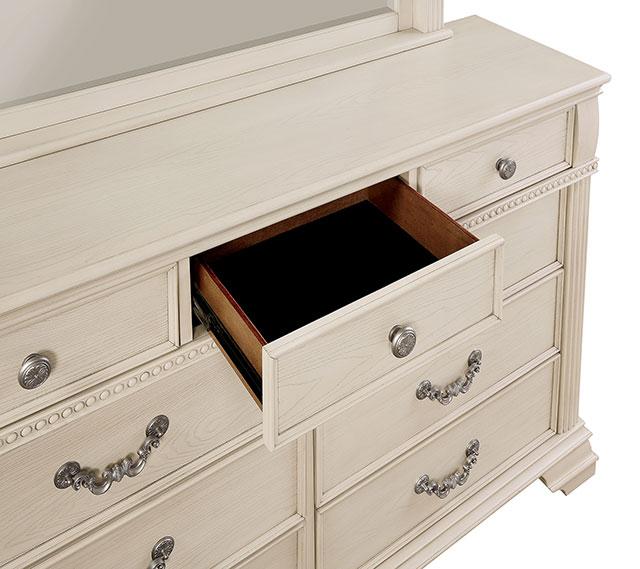 Pamphilos 4 & 5 Piece Queen Bedroom Set Gray & White - Furniture House (VA)