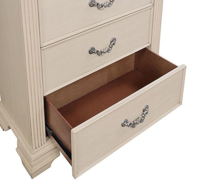 Pamphilos 4 & 5 Piece Queen Bedroom Set Gray & White - Furniture House (VA)