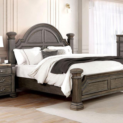 Pamphilos 4 & 5 Piece Queen Bedroom Set Gray & White - Furniture House (VA)