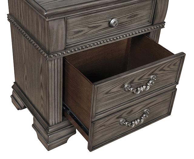 Pamphilos 4 & 5 Piece Queen Bedroom Set Gray & White - Furniture House (VA)