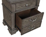 Pamphilos 4 & 5 Piece Queen Bedroom Set Gray & White - Furniture House (VA)